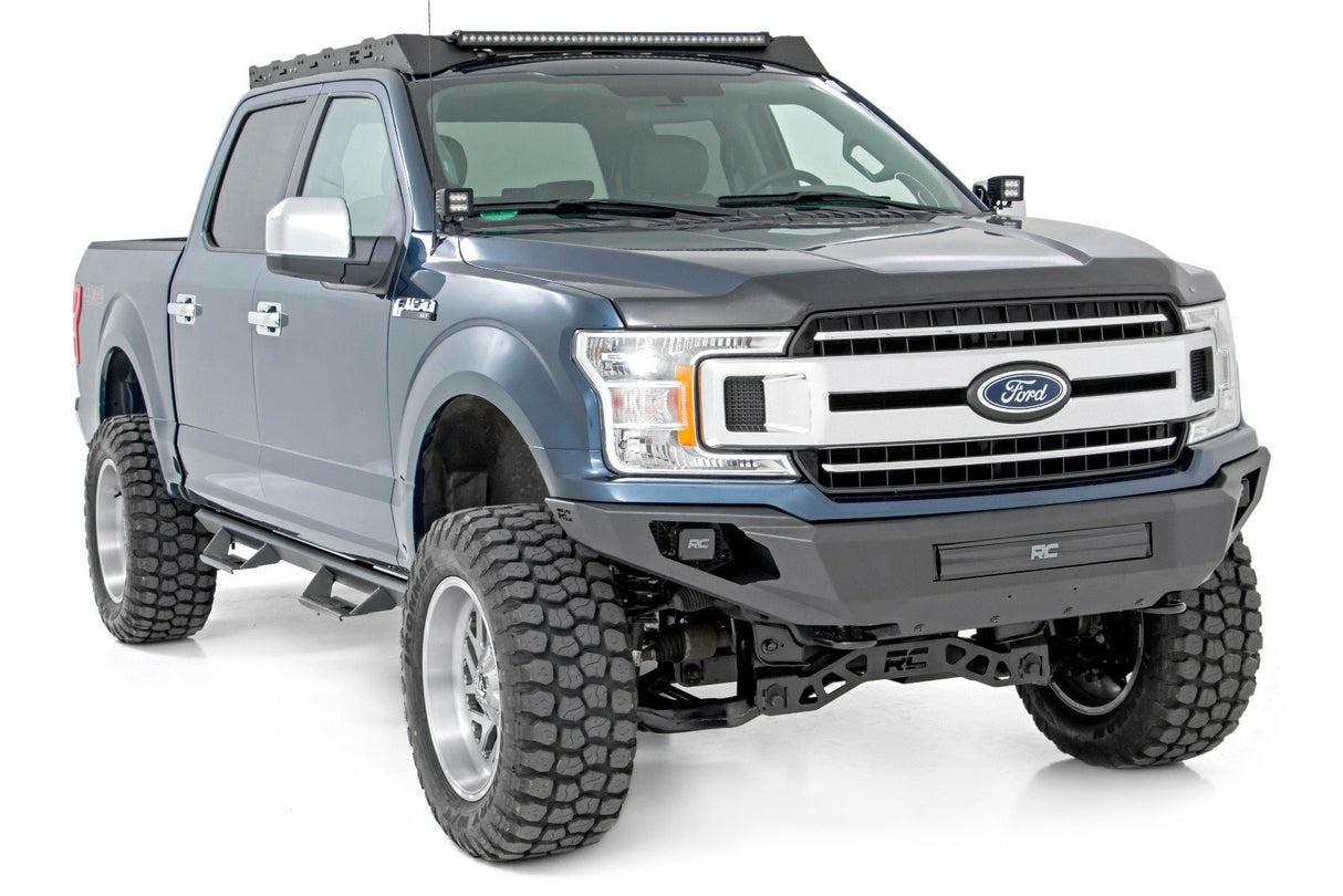Rough Country - Front Bumper - High Clearance - Skid Plate - Ford F-150 (18-20) - 10756A