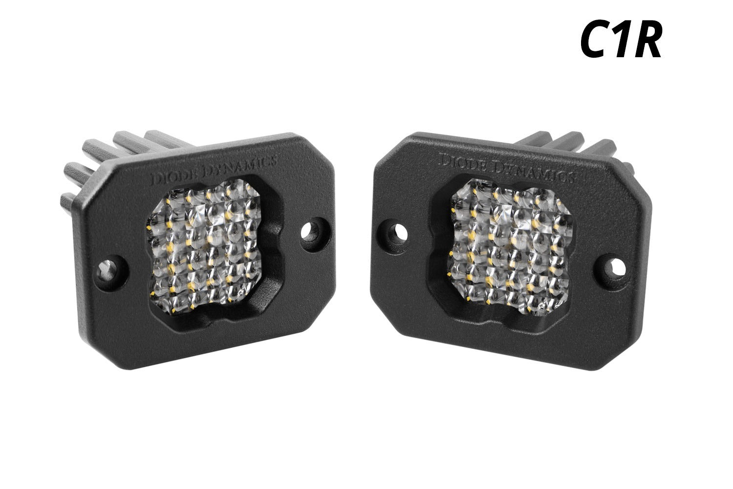 Diode Dynamics - Stage Series C1R White Flood Flush Mount LED Pod (pair) - DD7427P