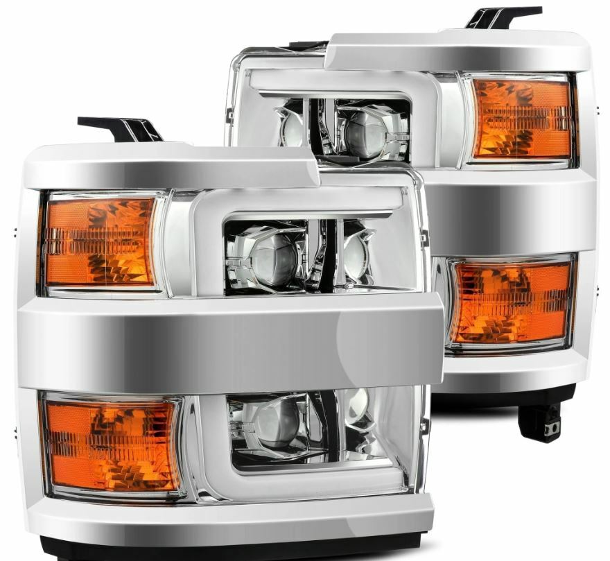 AlphaRex 880099 Projector Headlights Chrome