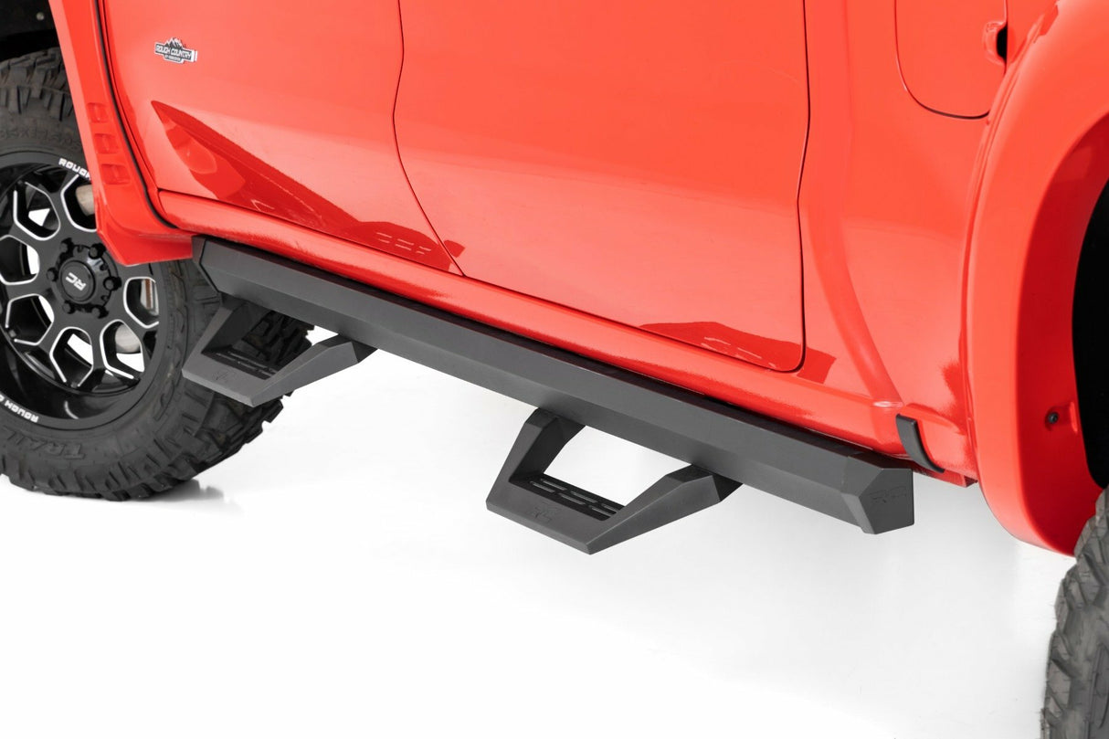 Rough Country - SRX2 Adj Aluminum Step - Crew Cab - Chevy GMC 1500 2500HD (19-24) - 11003A