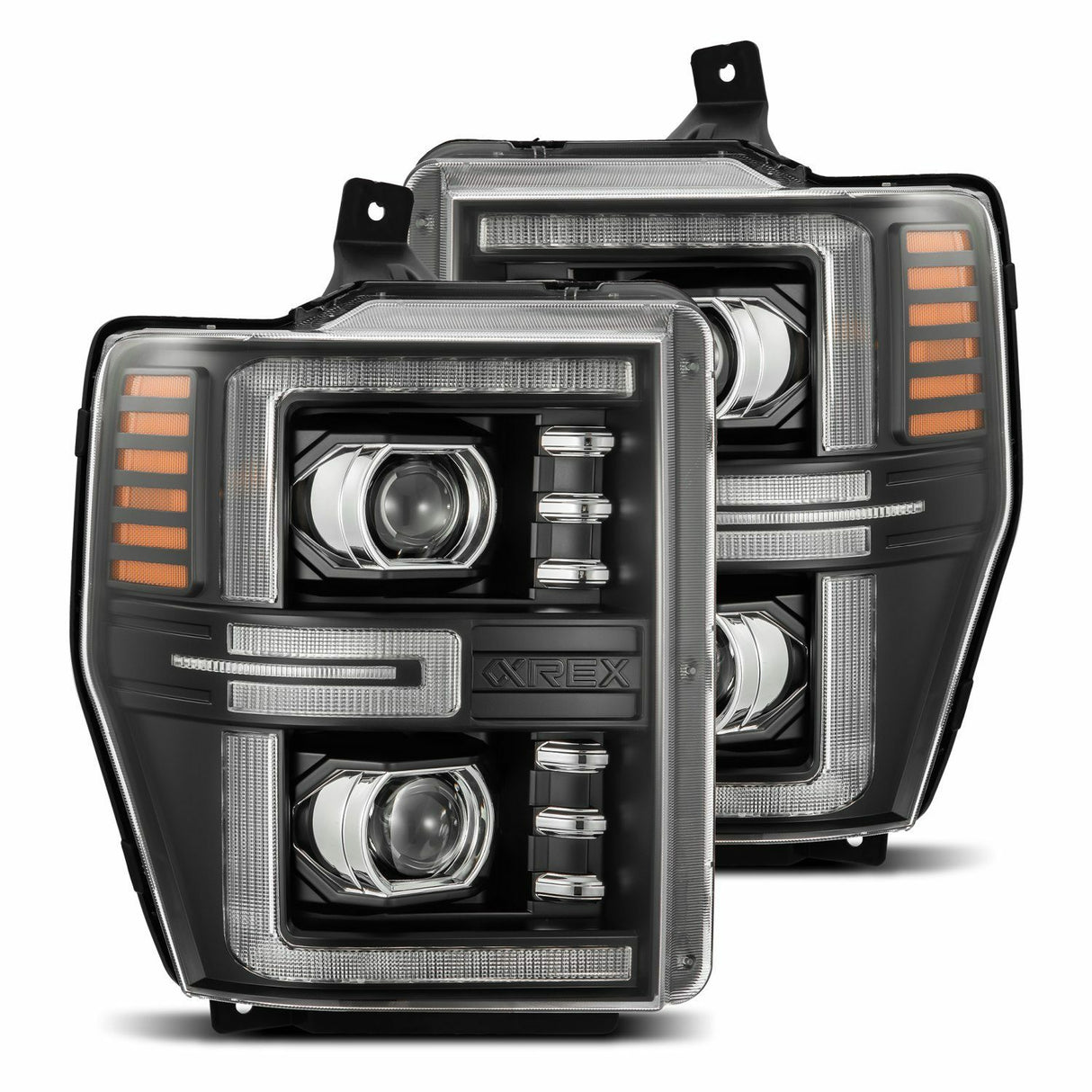 AlphaRex 880312 LED Projector Headlights in Black
