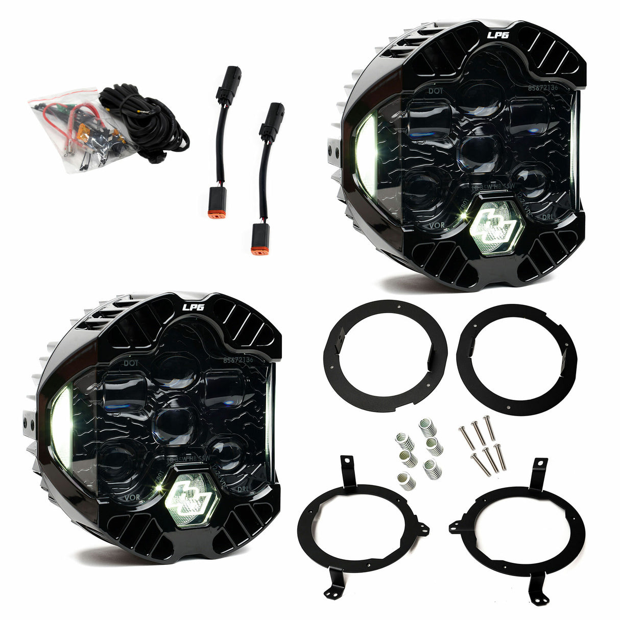 Baja Designs 44-8313 DOT LP6 LED Headlight Kit