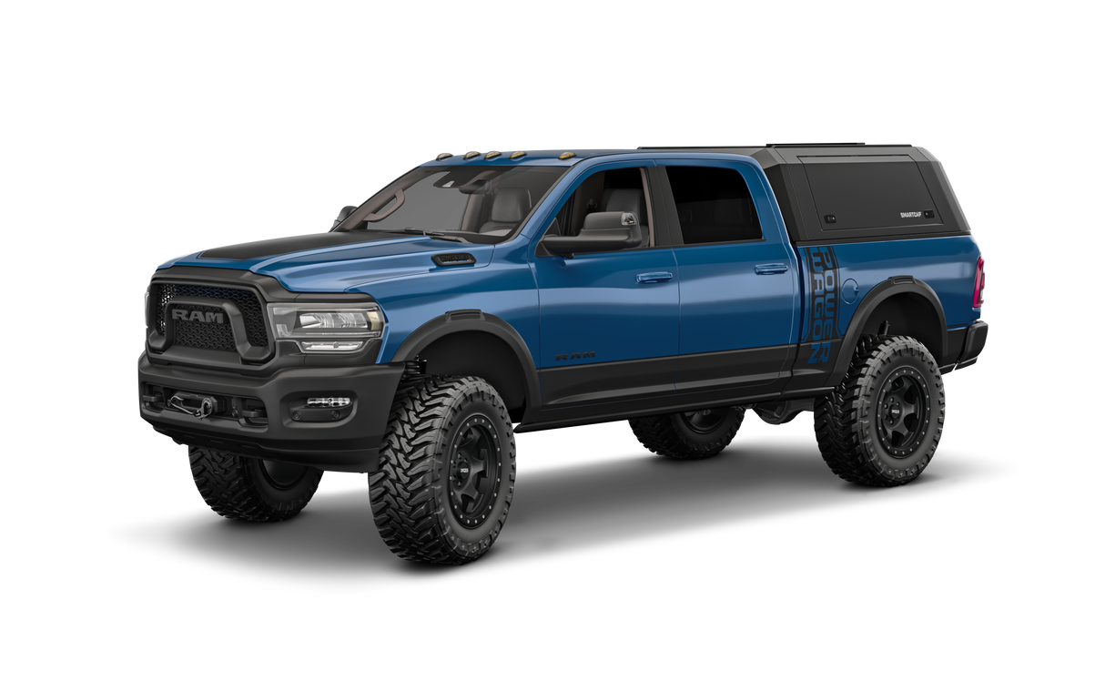 RSI SmartCap - Silverado/Sierra Truck Bed Cap Edge Defender Matte Black For 19-26 Chevrolet Silverado/Sierra 1500 6.5 Foot Standard Bed - ED0131-BN