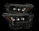 AlphaRex 880326 Projector Headlights Alpha-Black