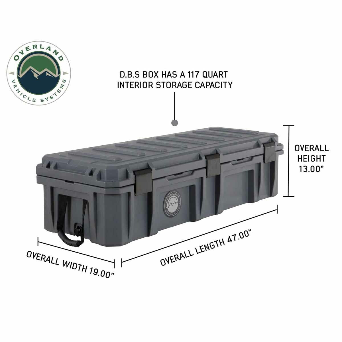 Overland Vehicle Systems - Stay Dry With 117 Quart Dry Box - 40100021