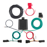 Curt - 56481 Custom Wiring Harness, 4-Way Flat Output, Select Ford F-150 with LED Taillights - 56481