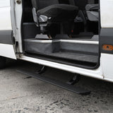 Go Rhino 20410125PC - E1 Electric Running Boards With Mounting Brackets - Textured Black