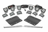 Rough Country - LED Light Kit - Fog Mount - Triple 2" Black Pair - Spot - Ford Bronco (21-23) - 51085