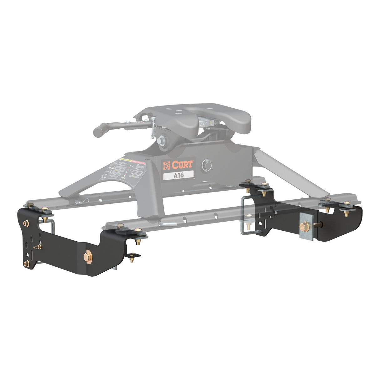 Curt - Custom 5th Wheel Brackets, Select Chevrolet Silverado, GMC Sierra 1500 - 16400