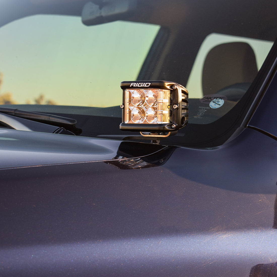 RIGID 2010-2020 Toyota 4Runner LED Light A-Pillar Mount, Fits 4 Inch 360-Series, D-Series, D-SS Series, Radiance Pod, SR-Q Series, SR-M Series