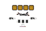 Diode Dynamics - SS5 Pro Universal CrossLink 4-Pod Lightbar Yellow Driving - DD7253