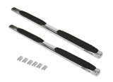 Go Rhino 684404587PS - 4" OE Xtreme SideSteps With Mounting Bracket Kit - Polished Stainless Steel