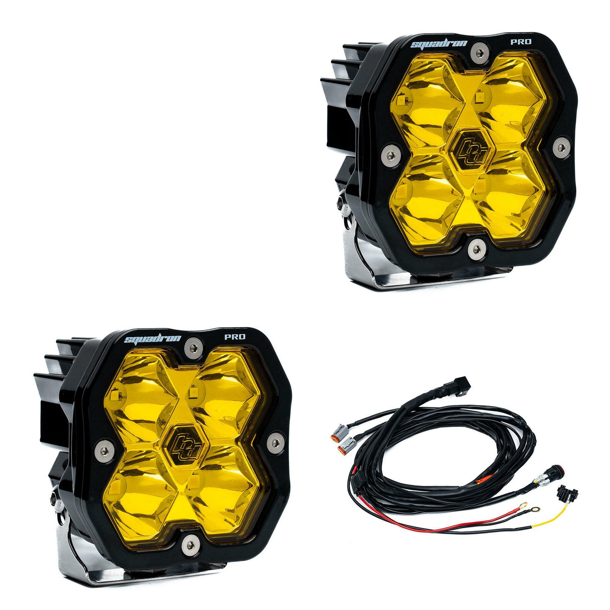 Baja Designs - 49-7811-2 Squadron 2.0 Pro Black LED Auxiliary Light Pod Pair