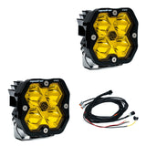 Baja Designs - 49-7811-2 Squadron 2.0 Pro Black LED Auxiliary Light Pod Pair