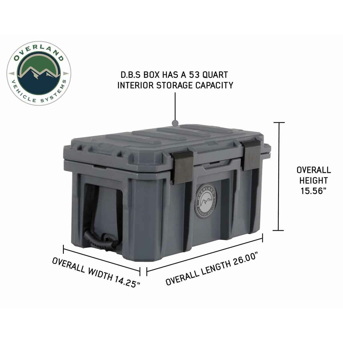 Overland Vehicle Systems - Stay Dry With 53 Quart Dry Box - 40100001