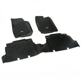 Rugged Ridge - Floor Liners, Kit, Black, 4-Door; 07-16 Jeep Wrangler JK - 12987.04