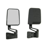 Rugged Ridge - Door Mirror Kit, Dual Focus, Black; 87-02 Jeep Wrangler - 11017.01