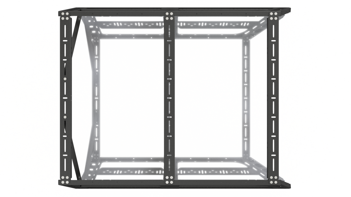 CBI - Ford F150 Cab Height Bed Rack (6.5' bed length) | 2004-2021 - Powder-coat- black - 500-000-017-009