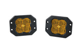 Diode Dynamics - SS3 Sport ABL Yellow Flood Flush (pair) - DD6925P