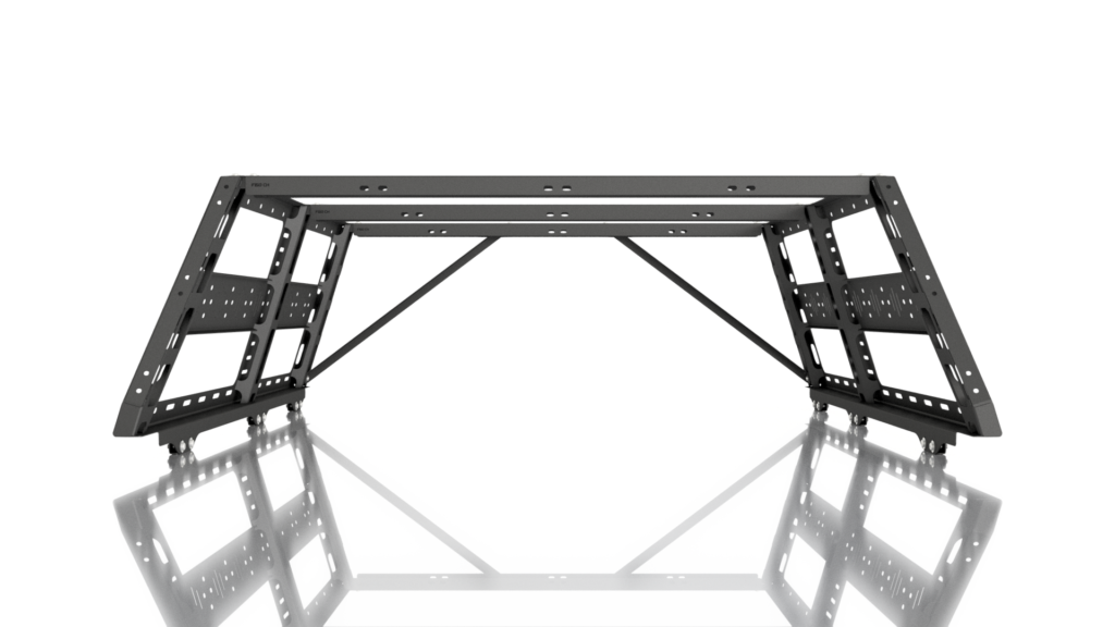 CBI - Ford F150 Cab Height Bed Rack (5'6" bed length) | 2004-2021 - Powder-coat-black - 500-000-017-004