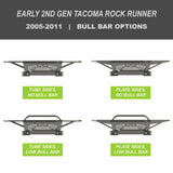 C4 Fabrication - Tacoma Rock Runner Front Bumper / 2nd Gen / 2005-2015 - 1200-3505-NB-T