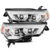AlphaRex 880721 LED Projector Headlights Plank Style Design Chrome