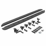 Go Rhino 63450568ST - RB10 Slim Line Running Boards With Mounting Brackets - Protective Bedliner Coating