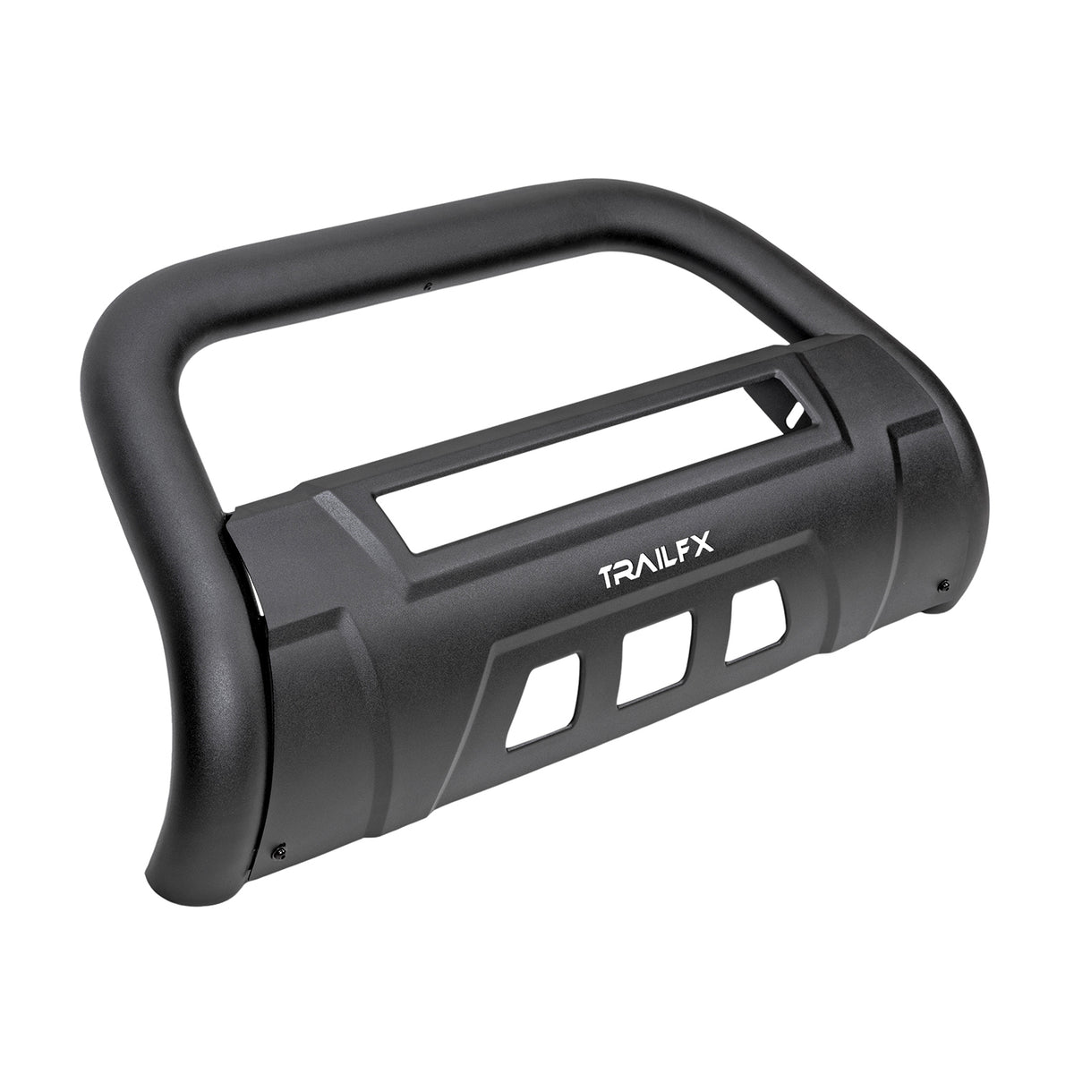 TrailFx - 3.5" Oval Bull Bar w/Light Option For Toyota Tundra- Black (B1614T)
