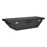 TrailFx - 63 Inch Aluminum Low Profile Single Lid Angled Crossover Toolbox- Matte Black (120633)