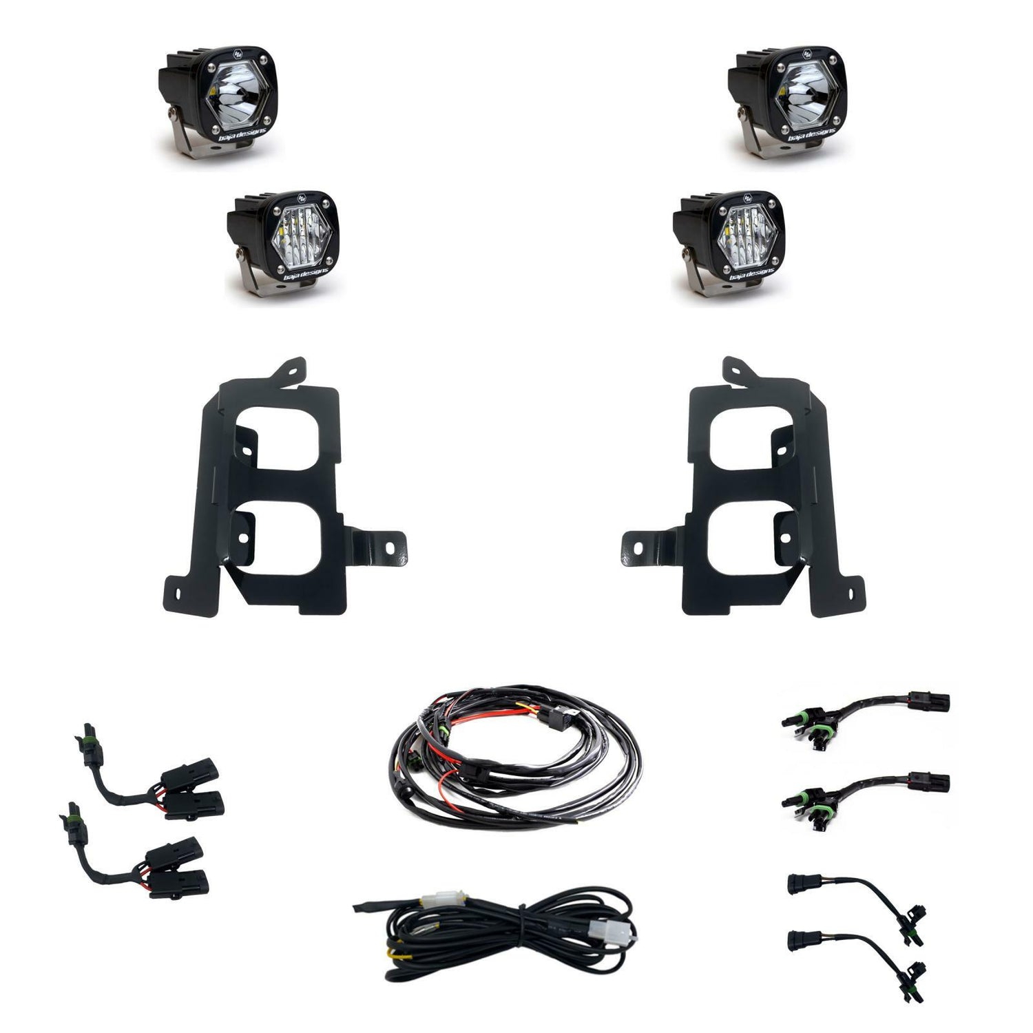 Baja Designs - 447855 - S1 Dual Fog Pocket Light Kit