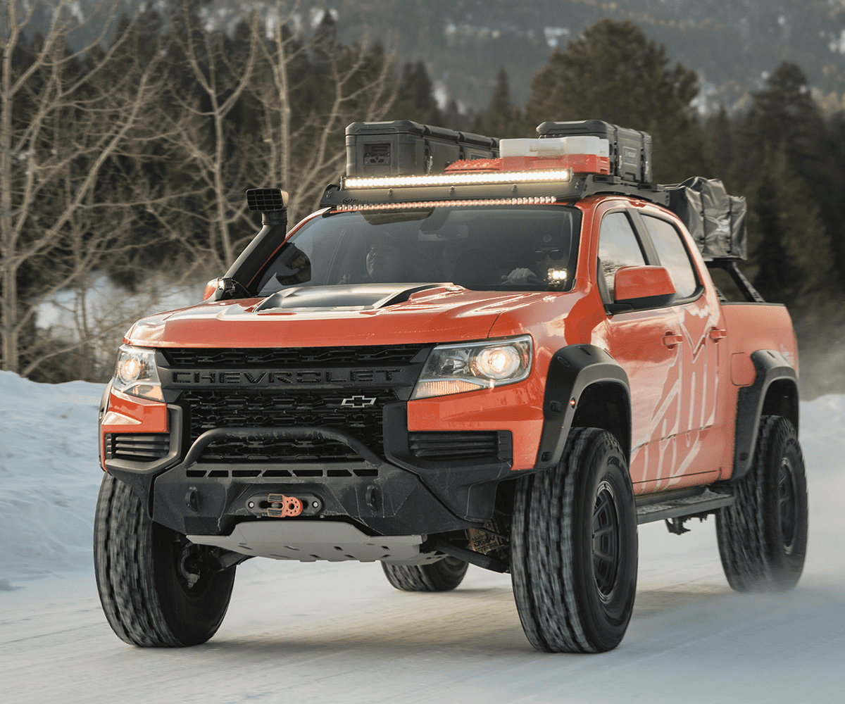 Prinsu - Chevy Colorado Prinsu Cab Rack / Standard / Black - 400-000-018-001