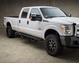 Go Rhino 6341808720T - RB10 Running Boards With Mounting Brackets & 2 Pairs of Drop Steps Kit - Protective Bedliner Coating