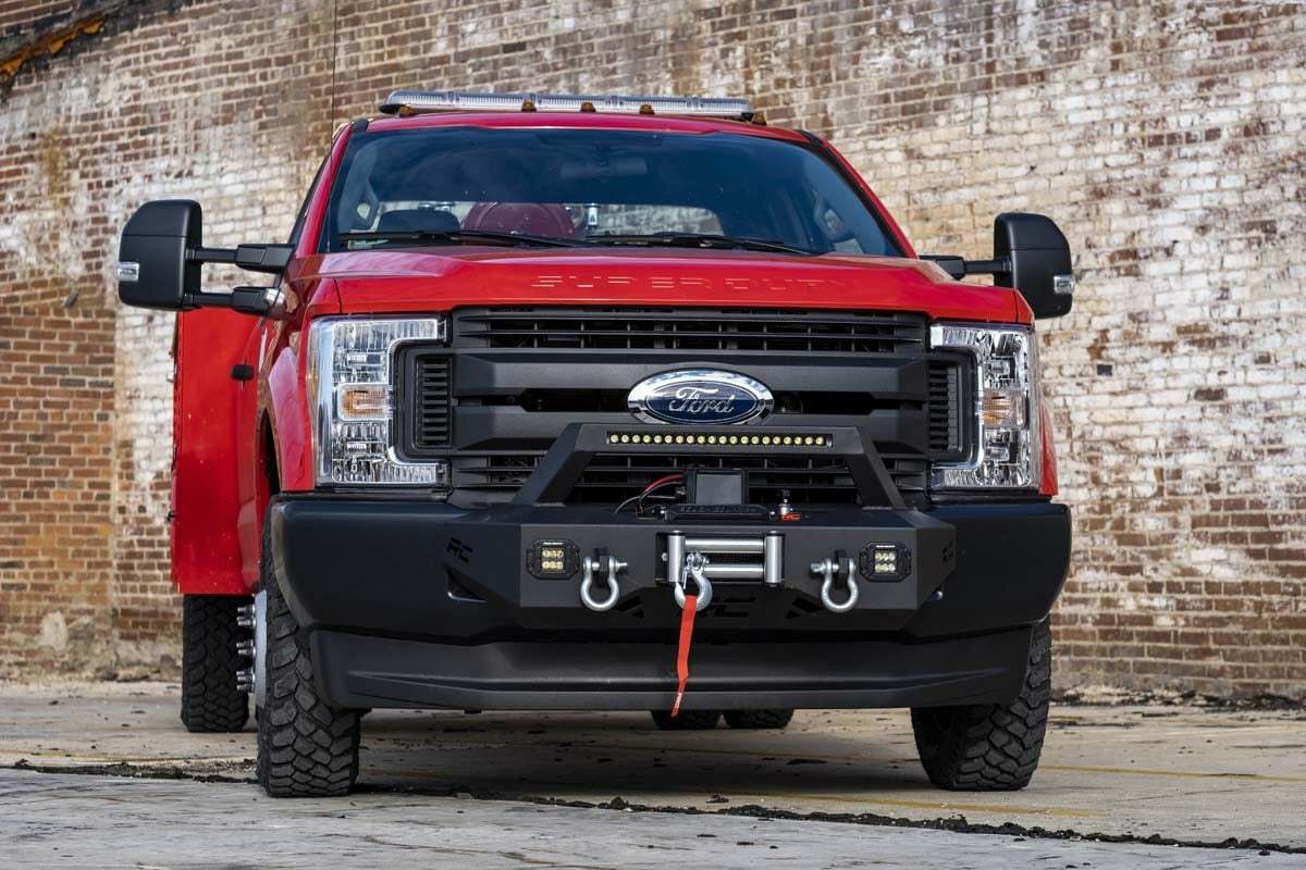Rough Country - EXO Winch Mount Kit - Ford F-250 F-350 Super Duty 2WD 4WD (17-20) - 51004