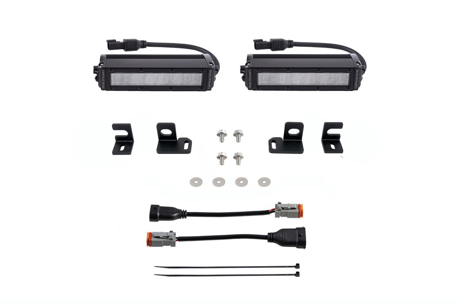 Diode Dynamics - SS6 LED Fog Light Kit for 2024+ Toyota Tacoma, White Wide - DD7931