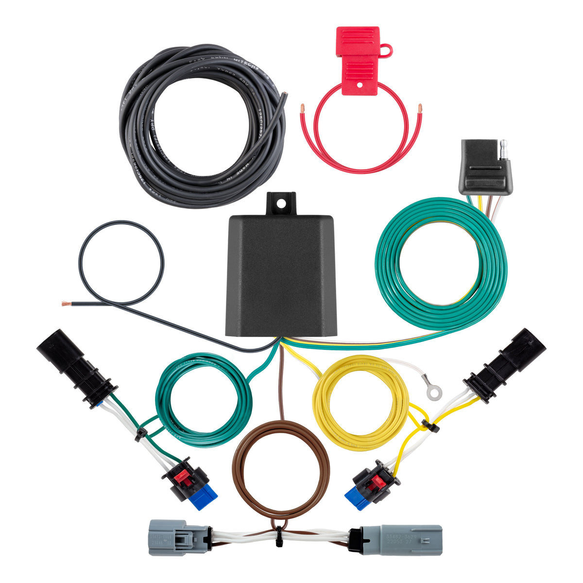 CURT 56522 Custom Wiring Harness, 4-Way Flat Output, Select Buick Envista