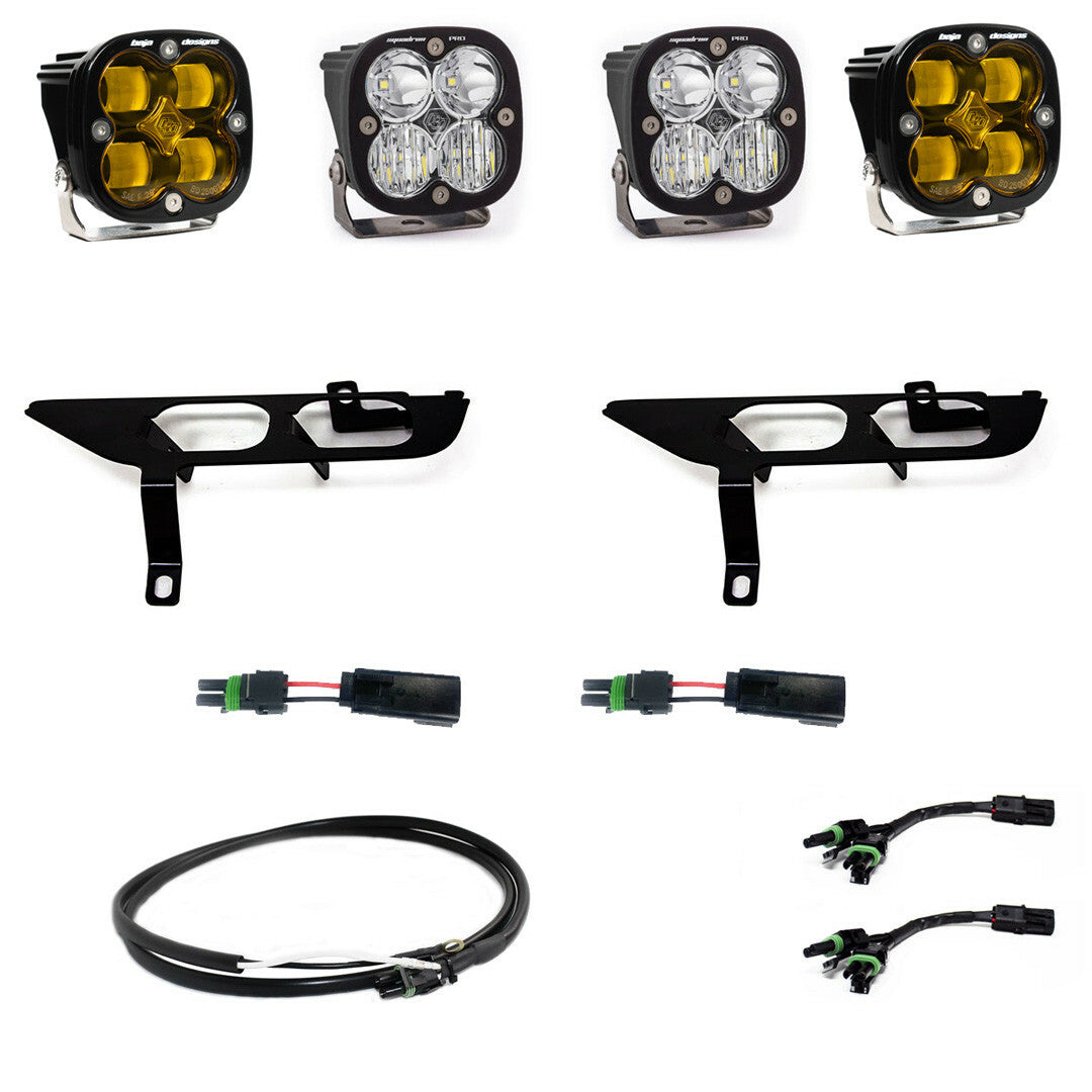 Baja Designs - 447868UP - Squadron SAE/Pro Fog Pocket Light Kit