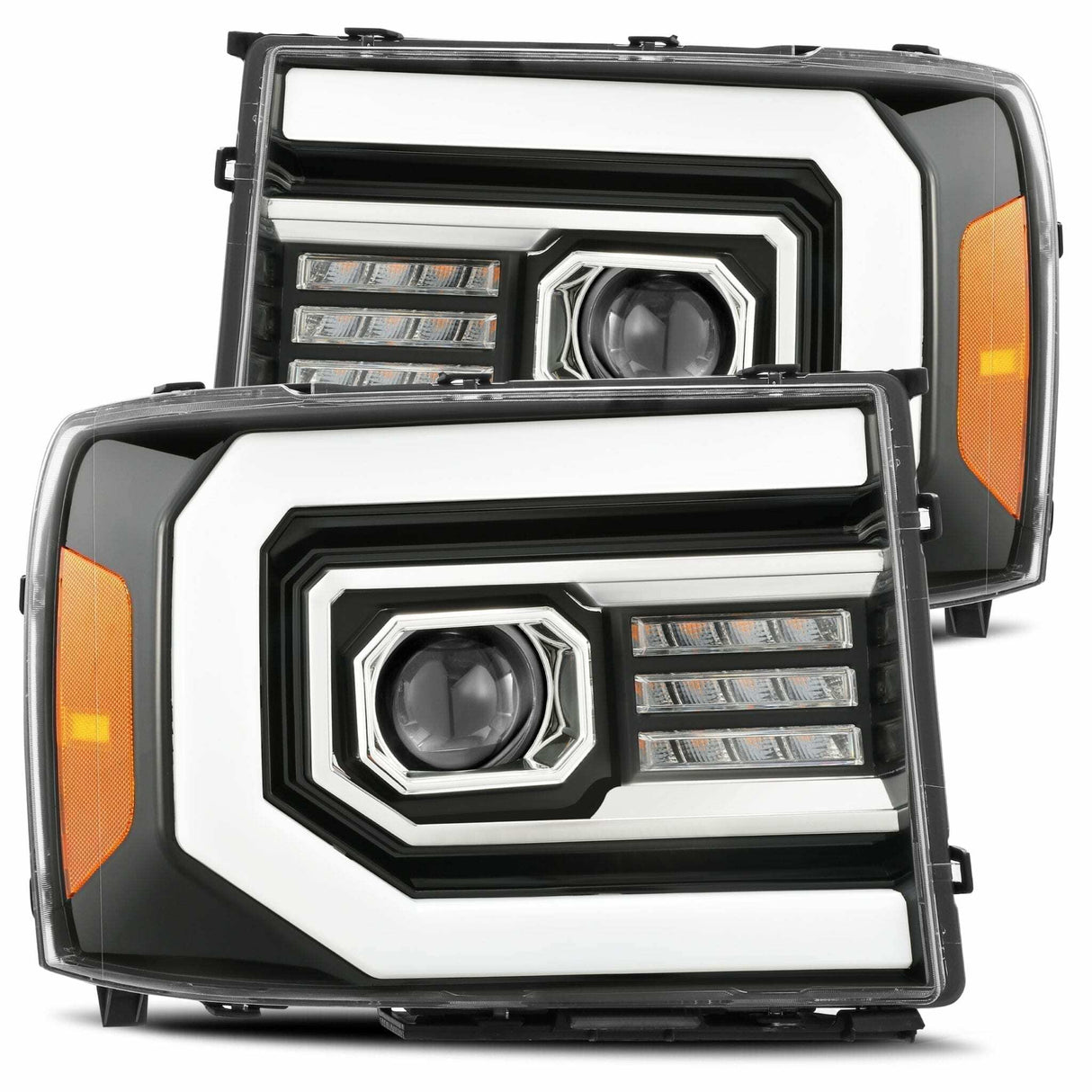 AlphaRex 880097 LED Projector Headlights in Jet Black