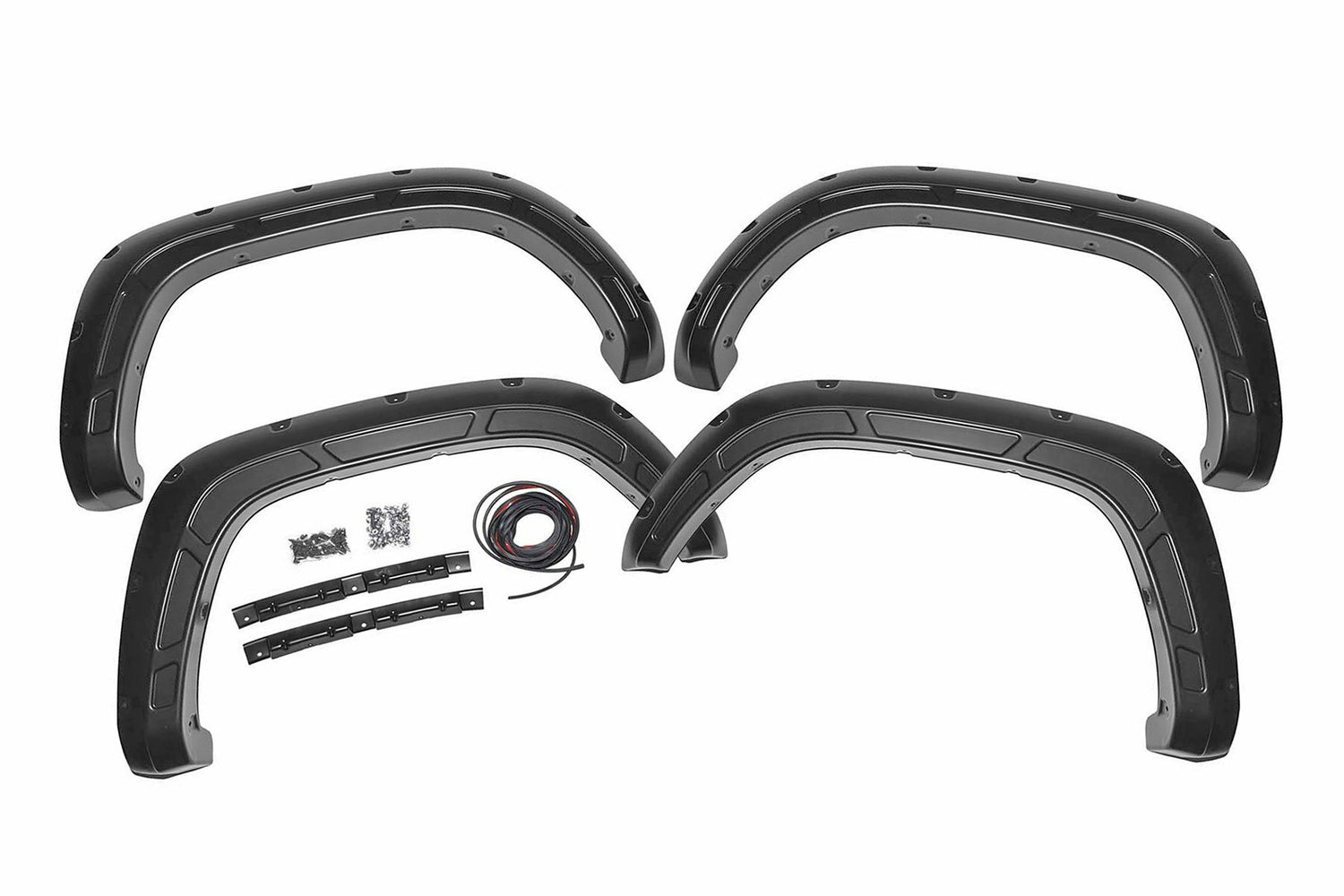 Rough Country A-T11621-O4O Defender Pocket Fender Flares - A-T11621-O4O