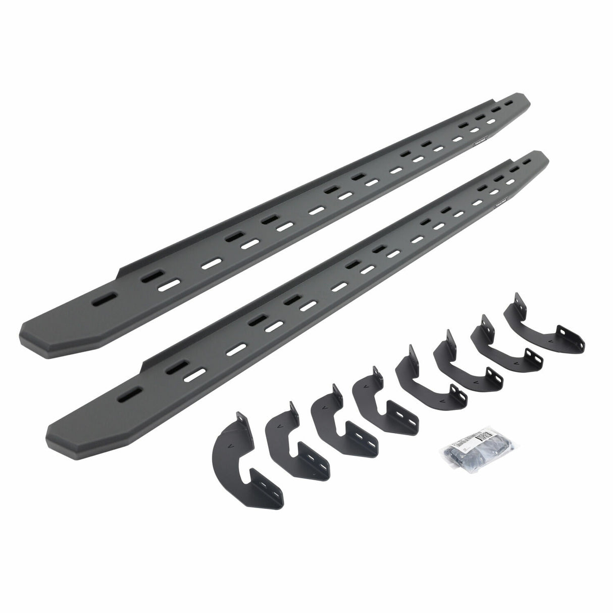 Go Rhino 69641580SPC - RB30 Slim Line Running Boards with Mounting Bracket Kit - Textured Black