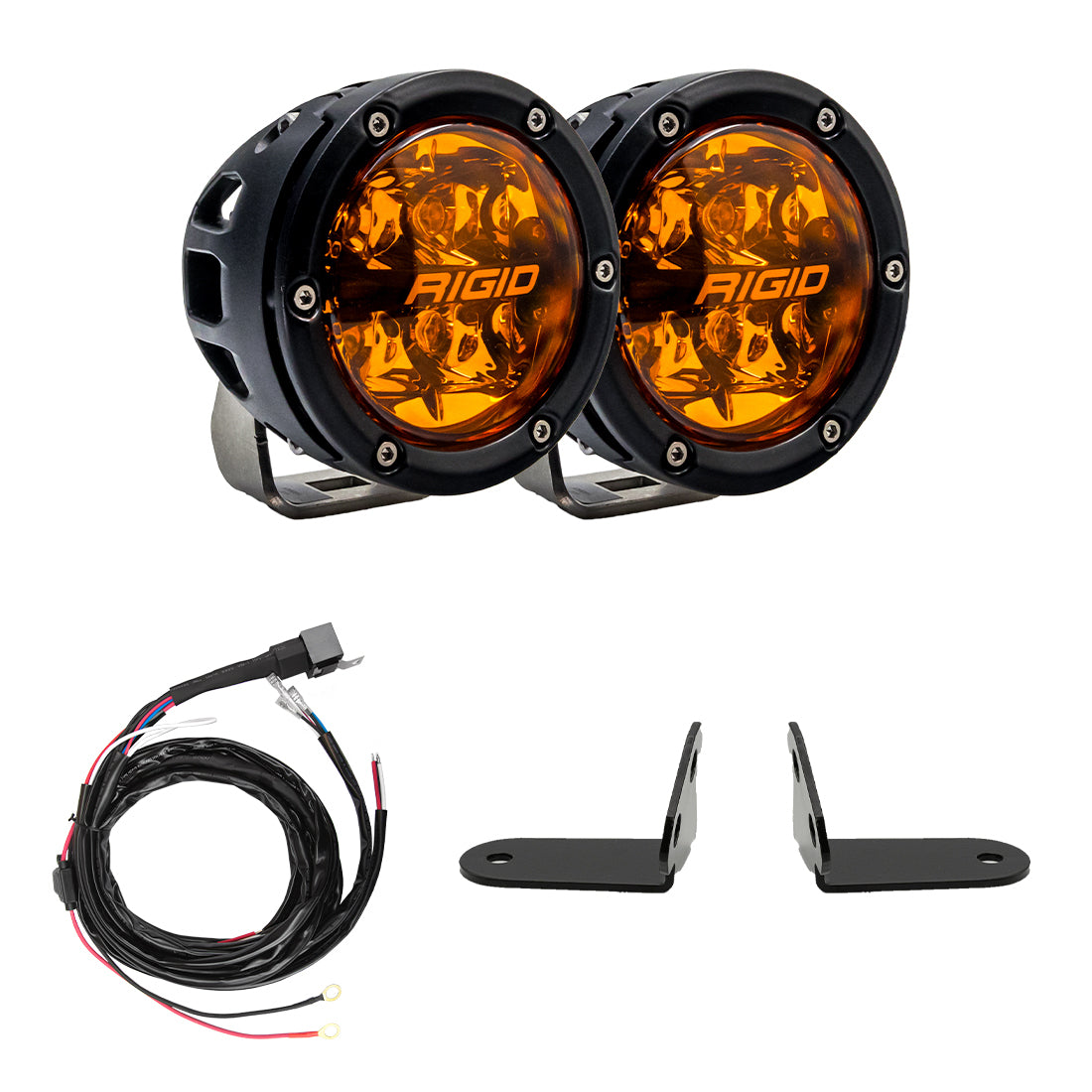 RIGID - RZR 360-Series Spot Amber PRO A-Pillar Light Kit - 41652