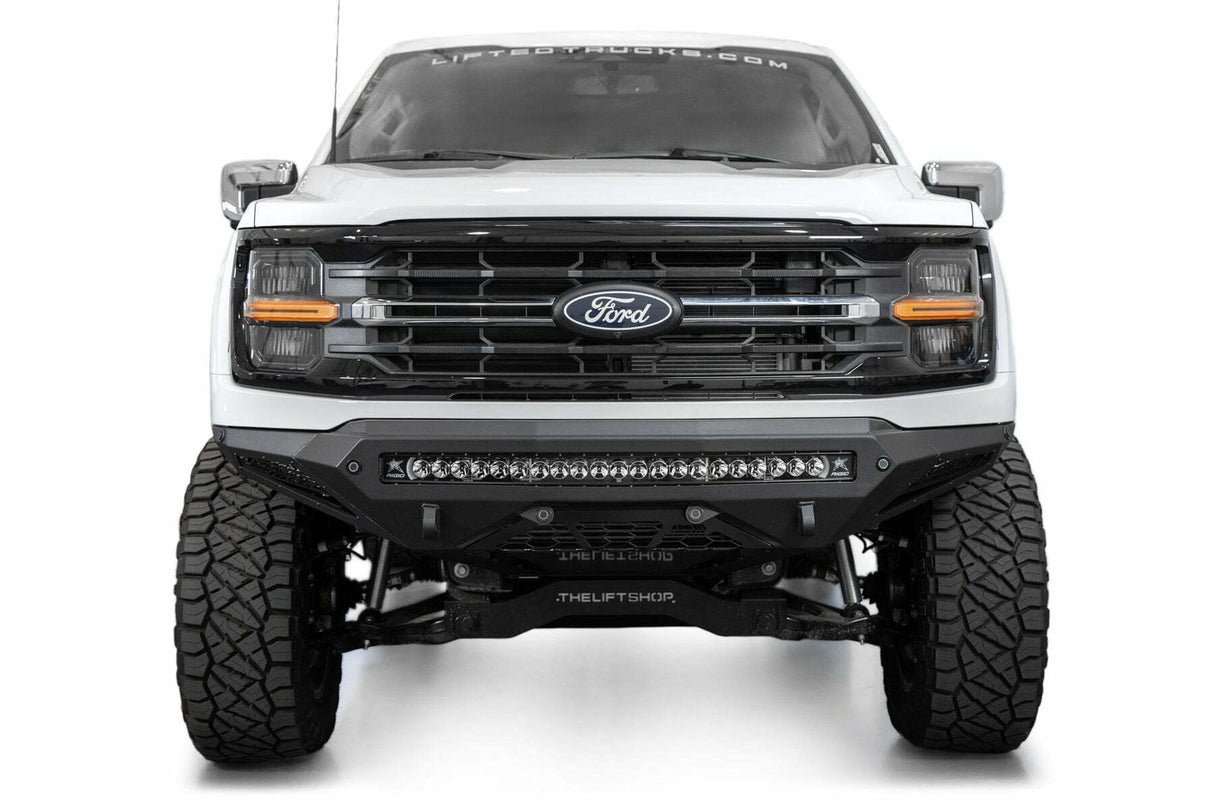 Addictive Desert Designs - 2024 Ford F-150 Stealth Fighter Front Bumper - F1901402860103