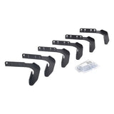 Go Rhino - 6941765 - RB10/RB20 Running Boards - MOUNTING BRACKETS ONLY - Textured Black