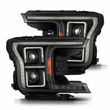 AlphaRex 880250 Projector Headlights Black