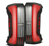 AlphaRex 673002 Prismatic LED Taillights Black Red