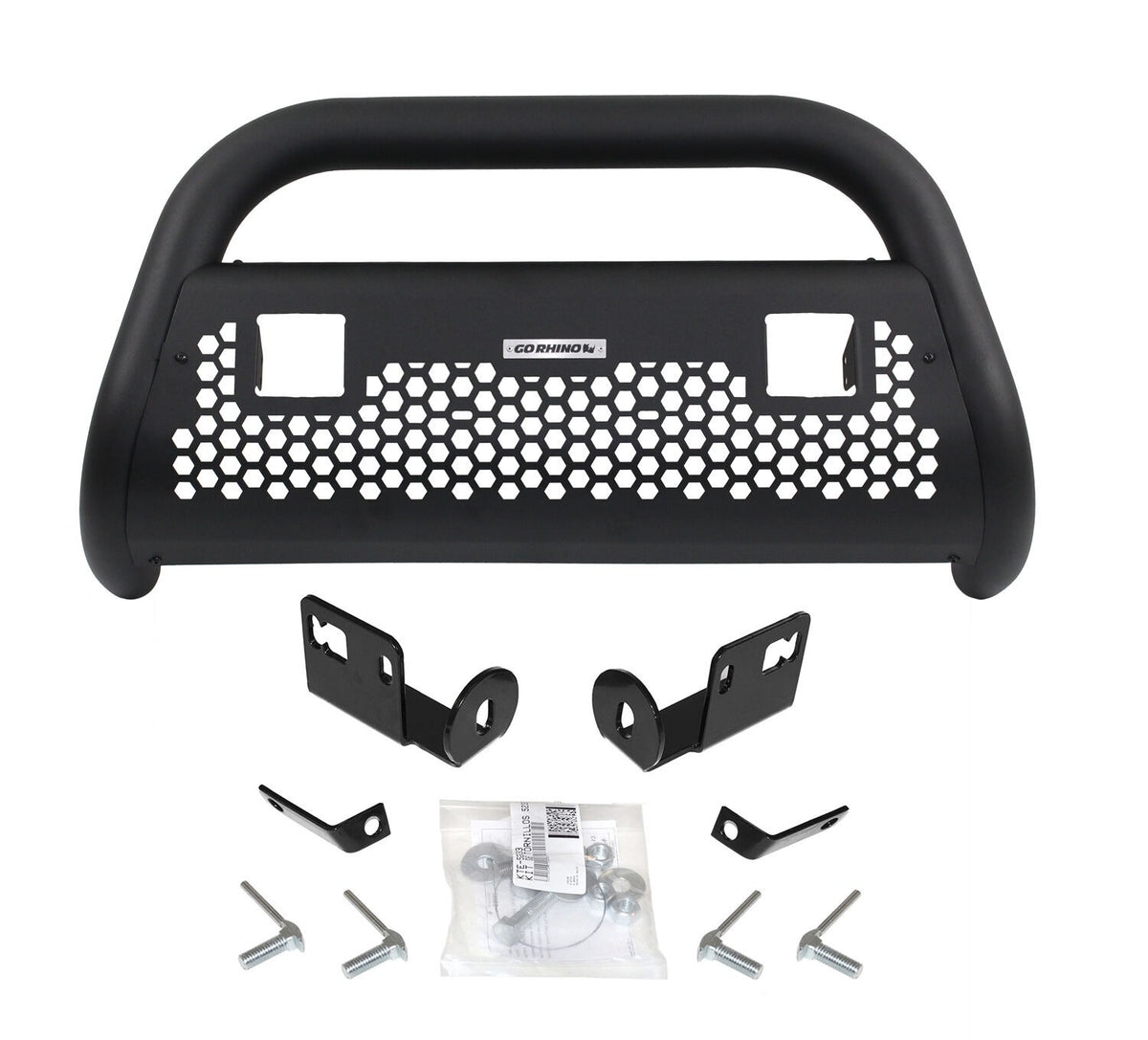Go Rhino 55872T -  RC2 LR Bull Bar with Mounting Brackets & Two 3" Light Openings - Textured Black