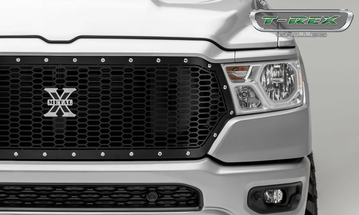 T-Rex Grilles - 1 Pc Laser Cut Pattern Mild Steel Laser X Grille Replacement - 7714651