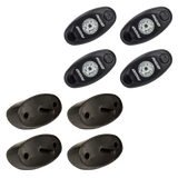 RIGID A-Series LED Universal Rock Light Kit, High Power Amber, Set Of 4