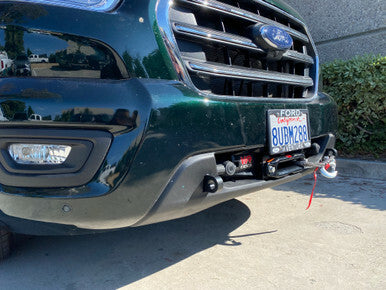 Aluminess 210547 Hidden Winch Mount