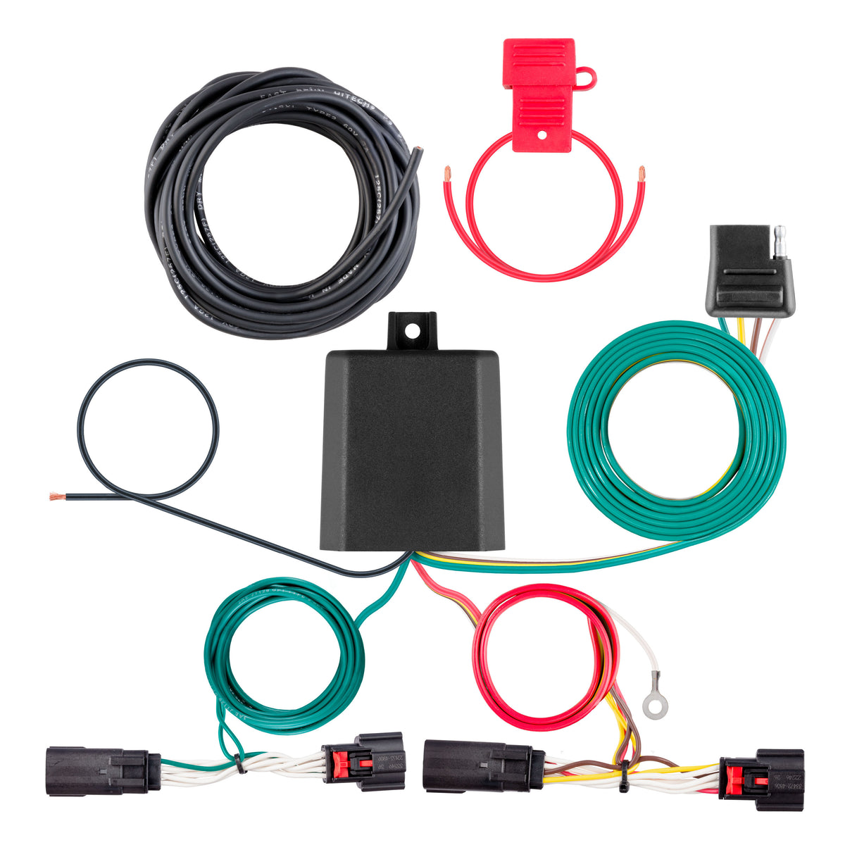 CURT 56561 Vehicle-Side Custom 4-Pin Trailer Wiring Harness, Fits Select Jeep Wagoneer S