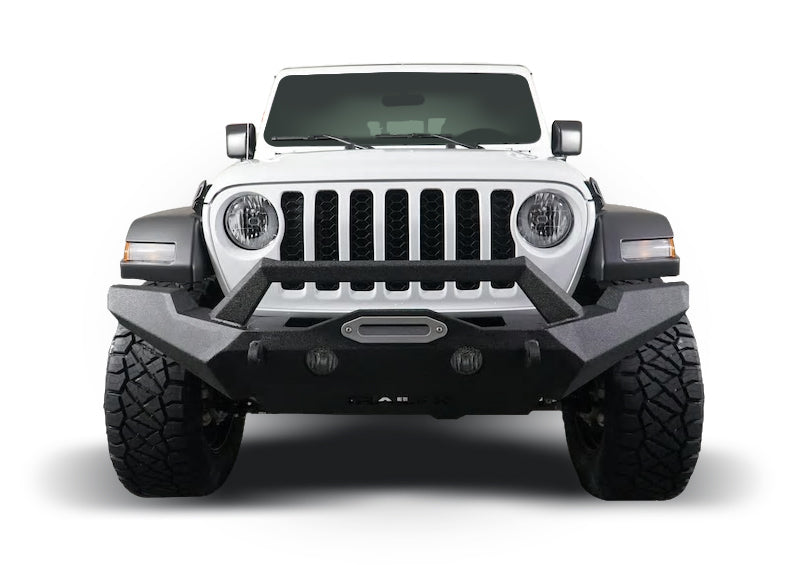 TrailFx - Full Width Front Bumper with Skid Plate and Winch Mount For Jeep Wrangler JL/Gladiator (JL07T)